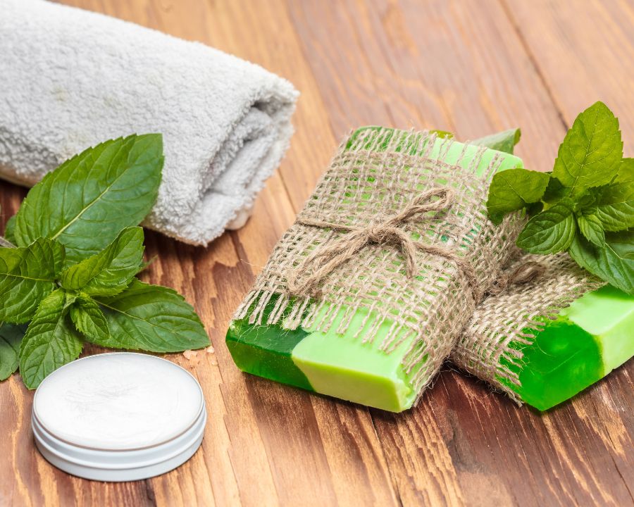 Cómo hacer jabón de menta